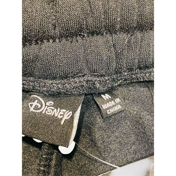 Disney Womens Black Mickey Mouse Embroidered Lounge Sweatpants Size Small NWT - Picture 4 of 5